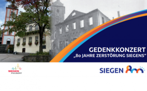 Plakat Gedenkkonzert (Foto: Stadt Siegen)